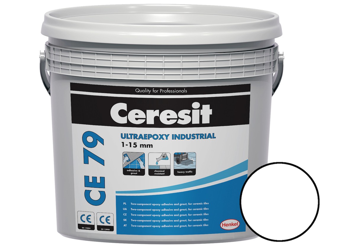 Spárovací hmota Ceresit CE 79 UltraEpoxy Industrial crystal white 5 kg R2T CE79701 Ceresit