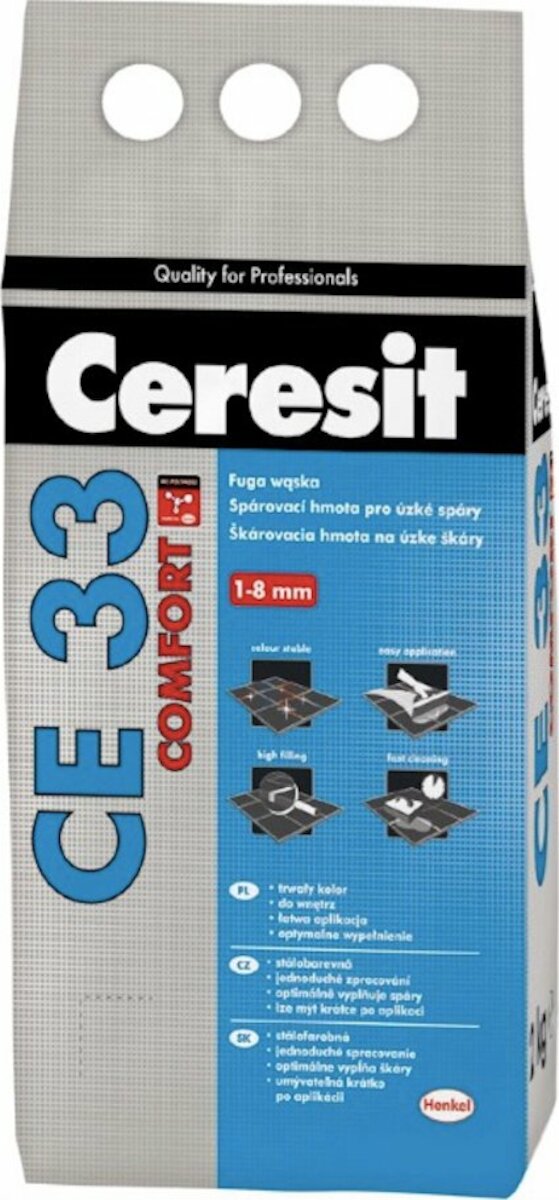 Spárovací hmota Ceresit CE33 terra 5 kg CG2A CE33555 Ceresit