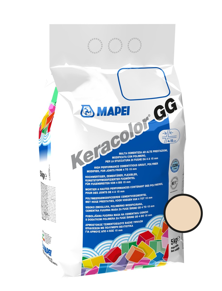 Spárovací hmota Mapei Keracolor GG 132 - béžová 5 kg CG2WA KERACOLG5132 Mapei