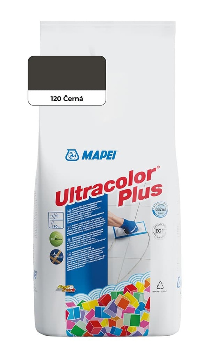 Spárovací hmota Mapei Ultracolor Plus černá 2 kg CG2WA MAPU2120 Mapei