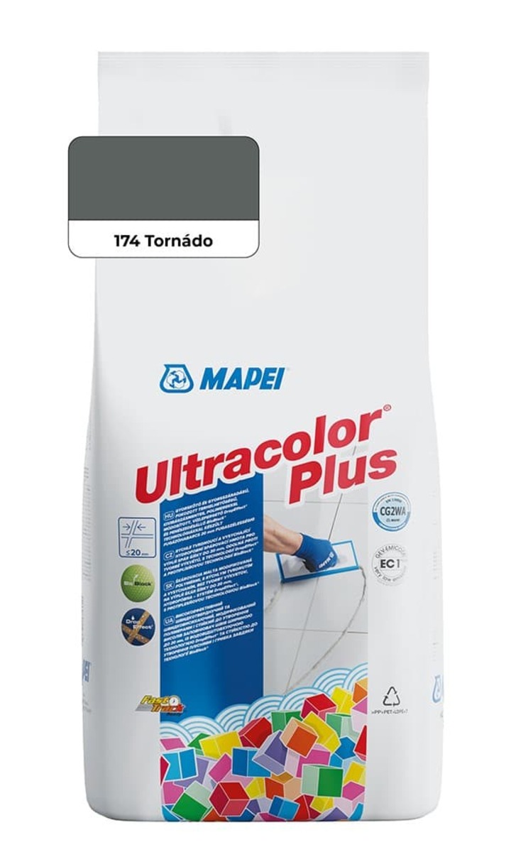 Spárovací hmota Mapei Ultracolor Plus tornádo 2 kg CG2WA MAPU2174 Mapei