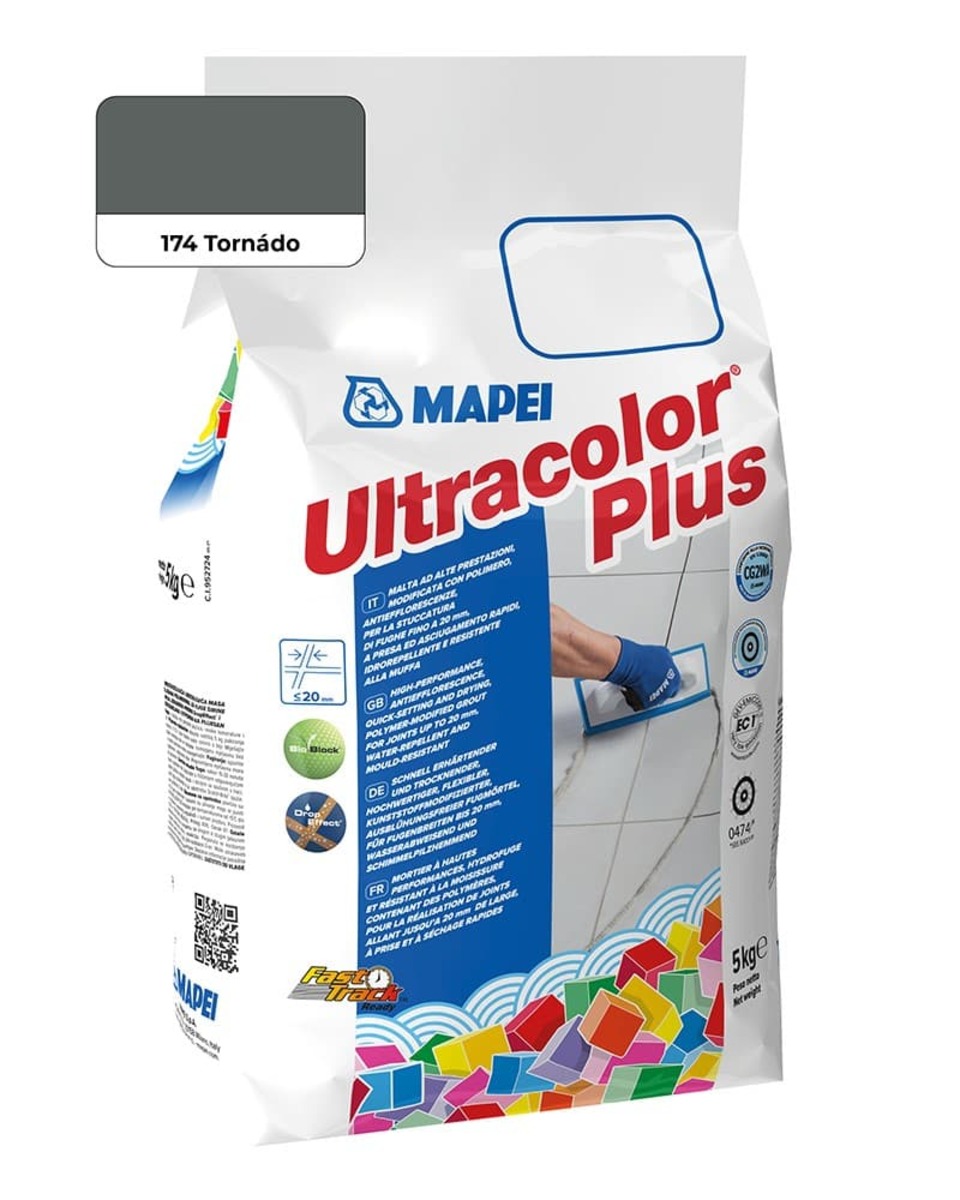 Spárovací hmota Mapei Ultracolor Plus tornádo 5 kg CG2WA MAPU174 Mapei