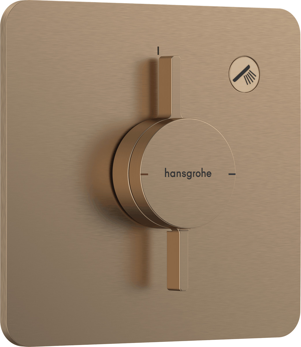 Sprchová baterie Hansgrohe DuoTurn Q bez podomítkového tělesa kartáčovaný bronz 75614140 Hansgrohe