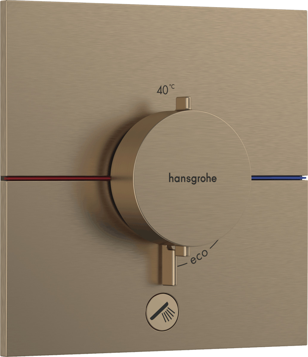 Sprchová baterie Hansgrohe ShowerSelect Comfort E bez podomítkového tělesa kartáčovaný bronz 15575140 Hansgrohe