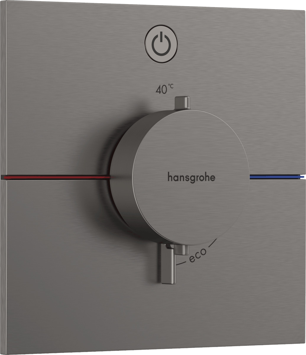 Sprchová baterie Hansgrohe ShowerSelect Comfort E bez podomítkového tělesa kartáčovaný černý chrom 15571340 Hansgrohe