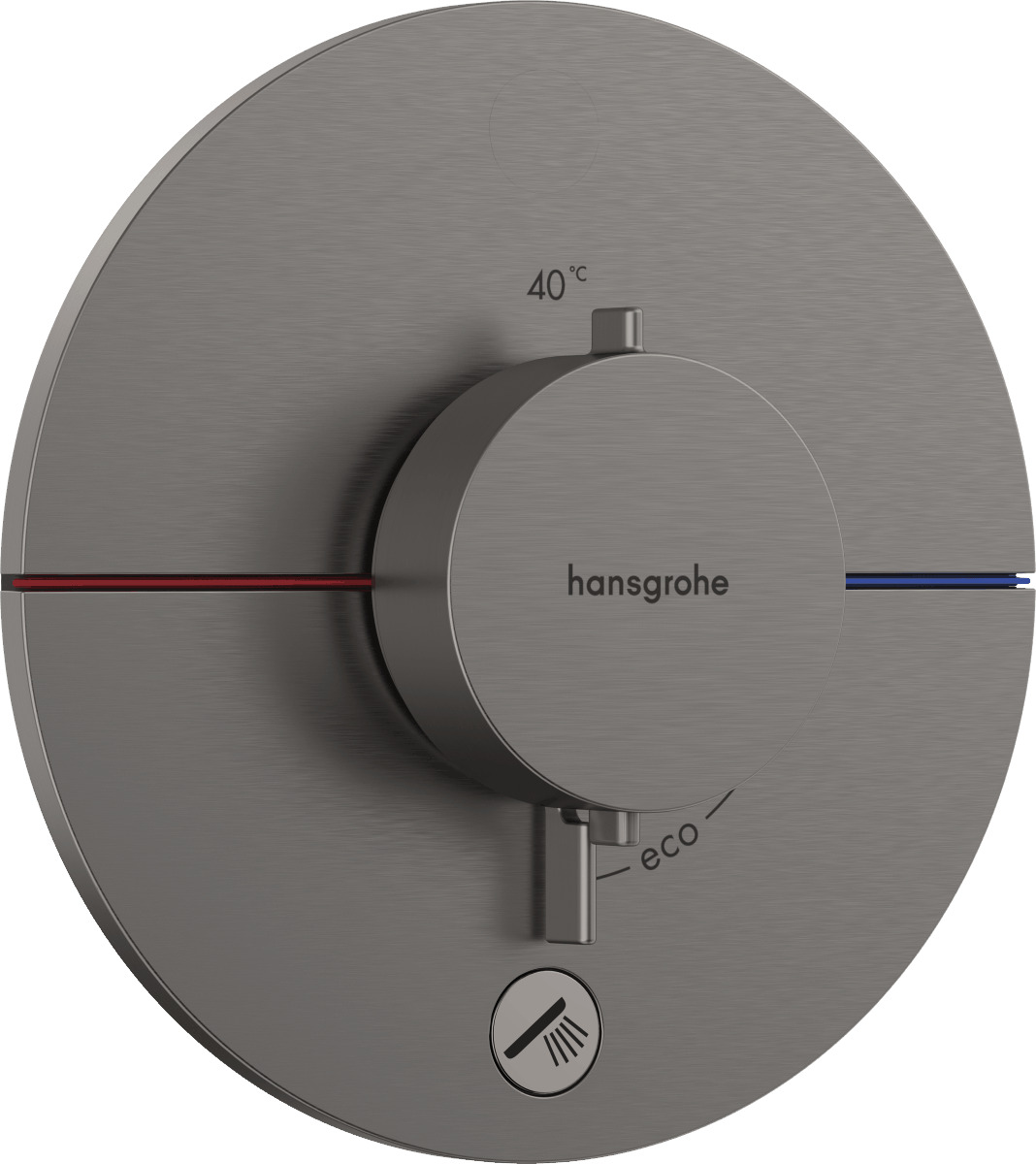 Sprchová baterie Hansgrohe ShowerSelect Comfort S bez podomítkového tělesa kartáčovaný černý chrom 15562340 Hansgrohe