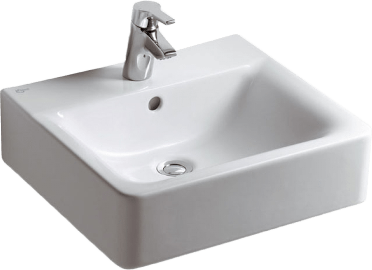 Umyvadlo Ideal Standard Connect 50x46 cm otvor pro baterii uprostřed E713801 Ideal Standard