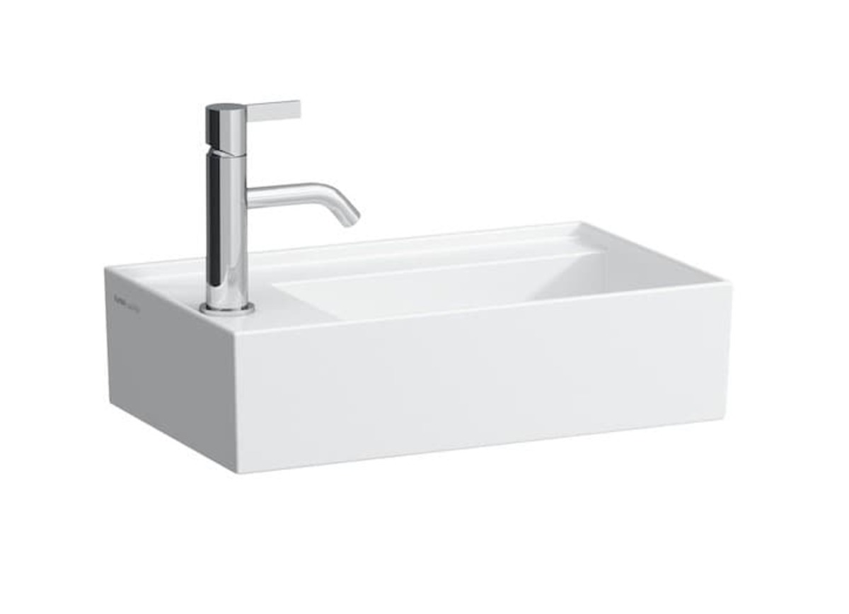 Umývátko Laufen Kartell By Laufen 46x46 cm otvor pro baterii vlevo H8153350001111 Laufen