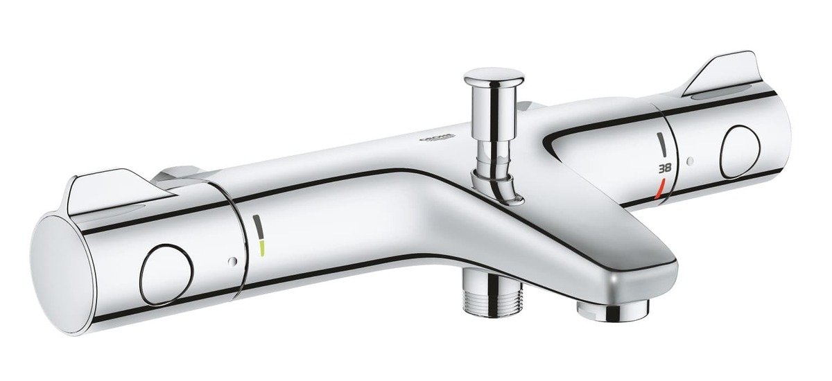 Vanová baterie Grohe Grohtherm 800 bez sprchového setu 150 mm chrom 34756000 Grohe