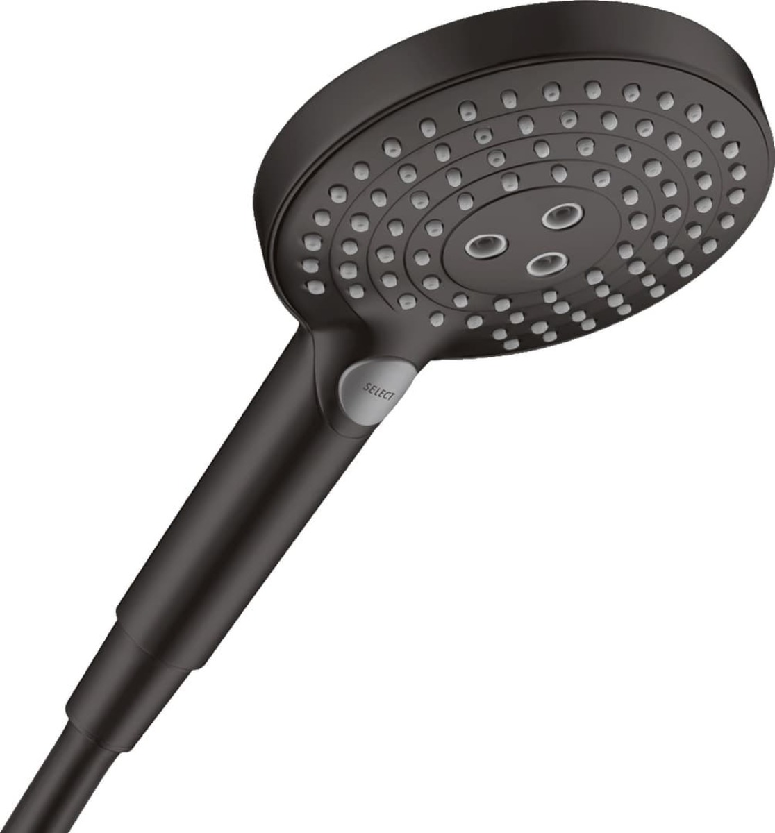 Ruční sprcha Hansgrohe Raindance Select S s tlačítkem černá mat 26014670 Hansgrohe