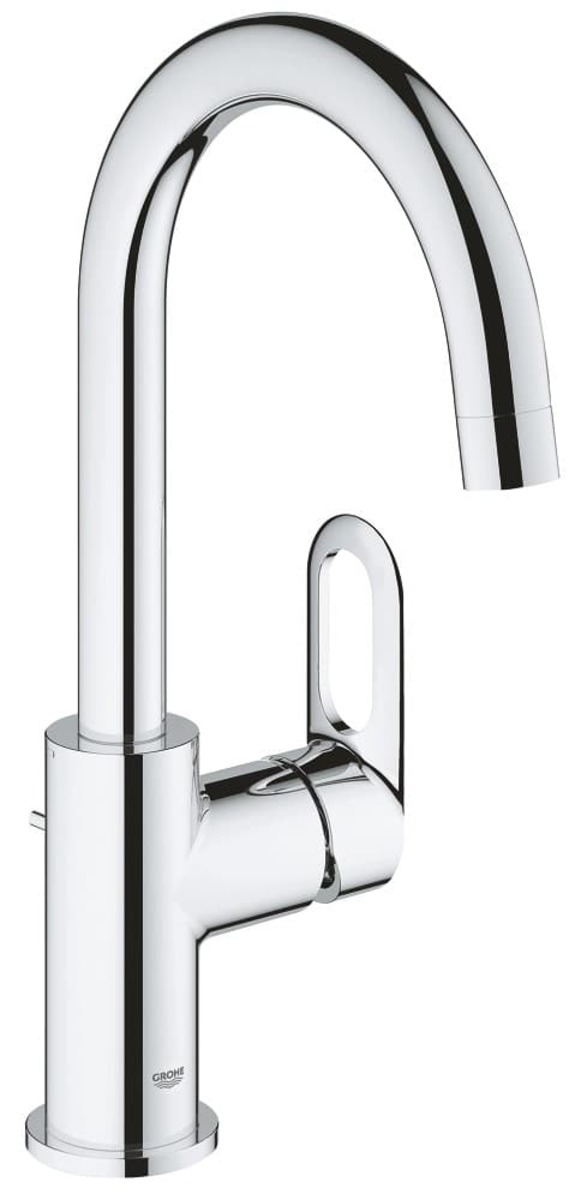 Vysoká umyvadlová baterie Grohe BauLoop s výpustí chrom 23091000 Grohe