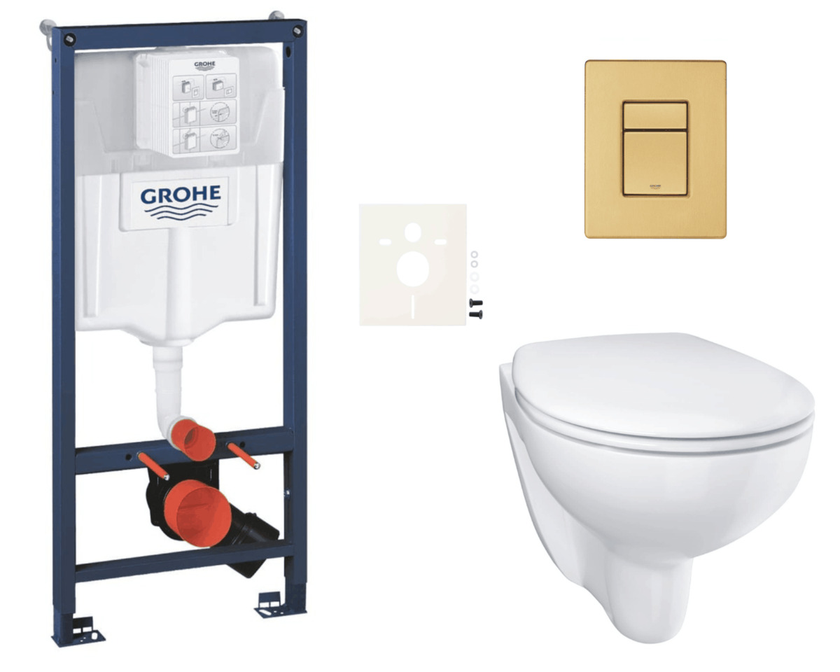 Závěsný wc set do lehkých stěn / předstěnová montáž Grohe Bau Ceramic SIKOGRSBAUSCGN0 NO BRAND