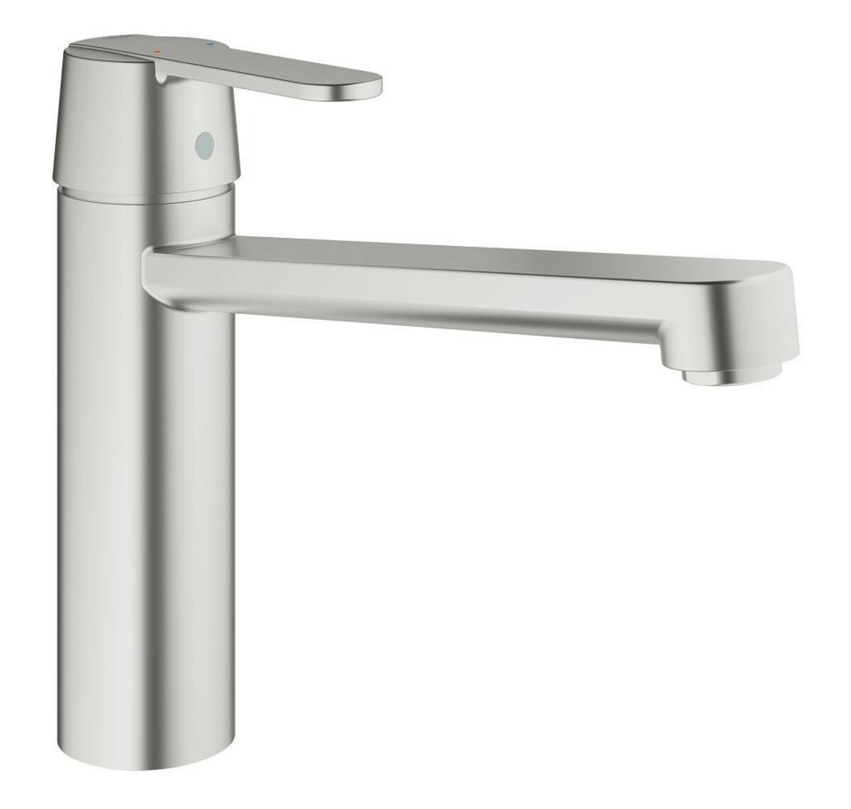 Dřezová baterie Grohe Get s otočným ramínkem supersteel 30196DC0 Grohe