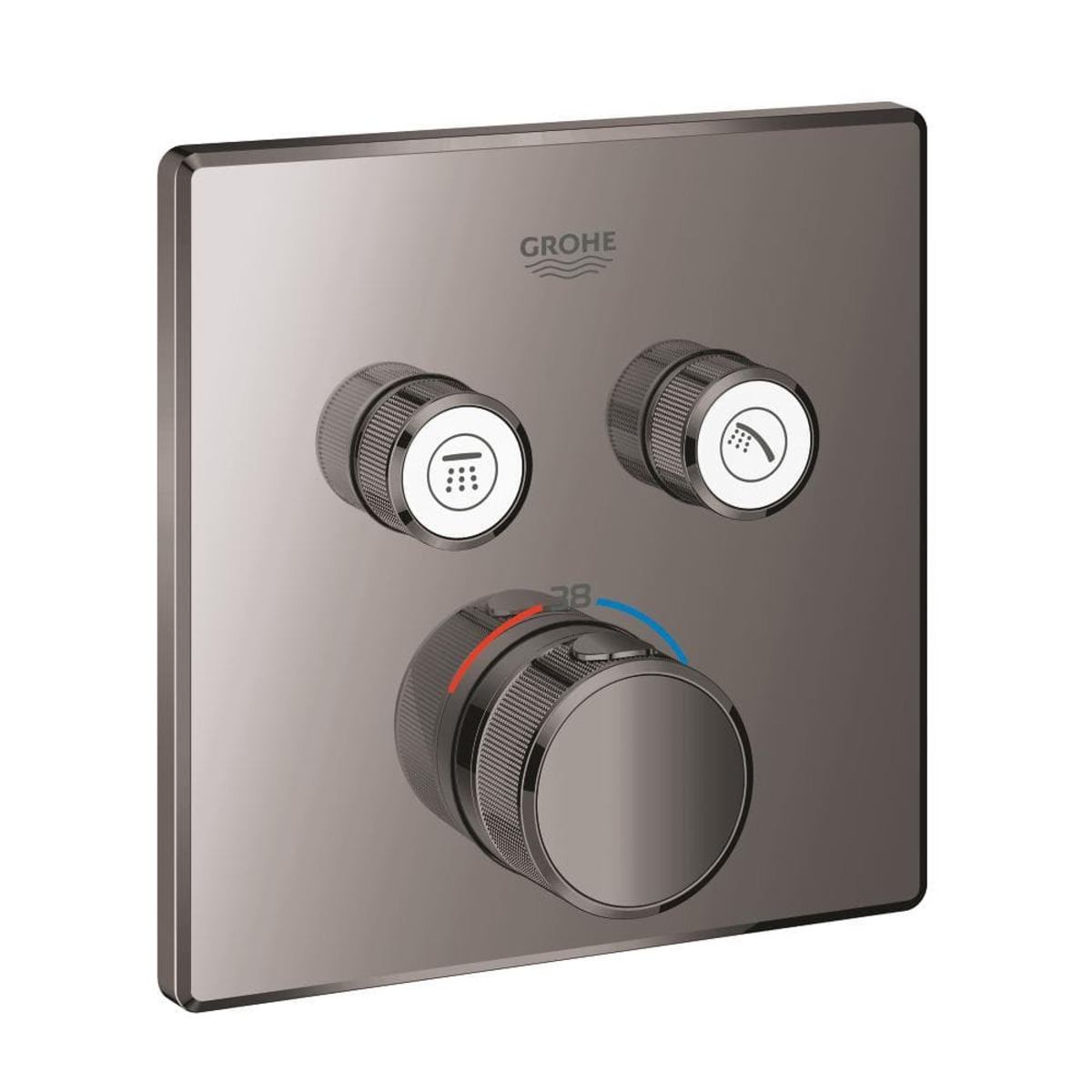 Vanová baterie Grohe Smart Control bez podomítkového tělesa Hard Graphite 29124A00 Grohe