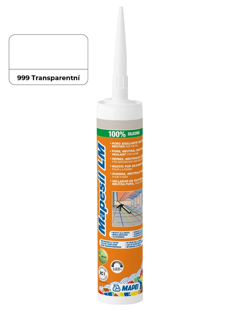 Silikon Mapei Mapesil LM transparent 310 ml MAPSLM999 Mapei