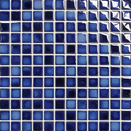 Keramická mozaika Premium Mosaic deep blue 30x30 cm lesk MOSBH23DBLL Premium Mosaic