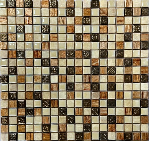 Mozaika Premium Mosaic mix barev 30x30 cm lesk MOSMSK19 Premium Mosaic