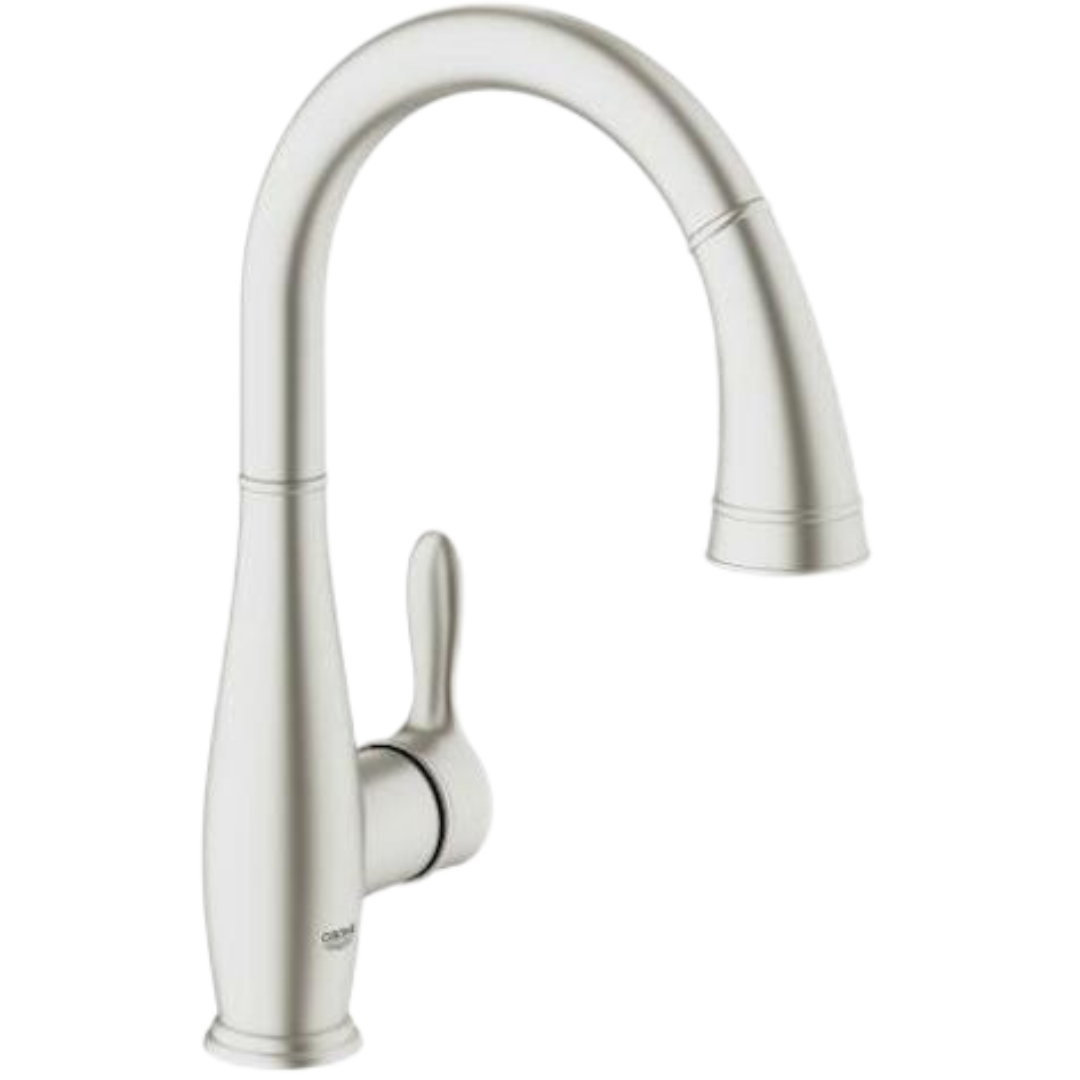 Dřezová baterie GROHE s vytahovací sprškou supersteel 30215DC1 Grohe